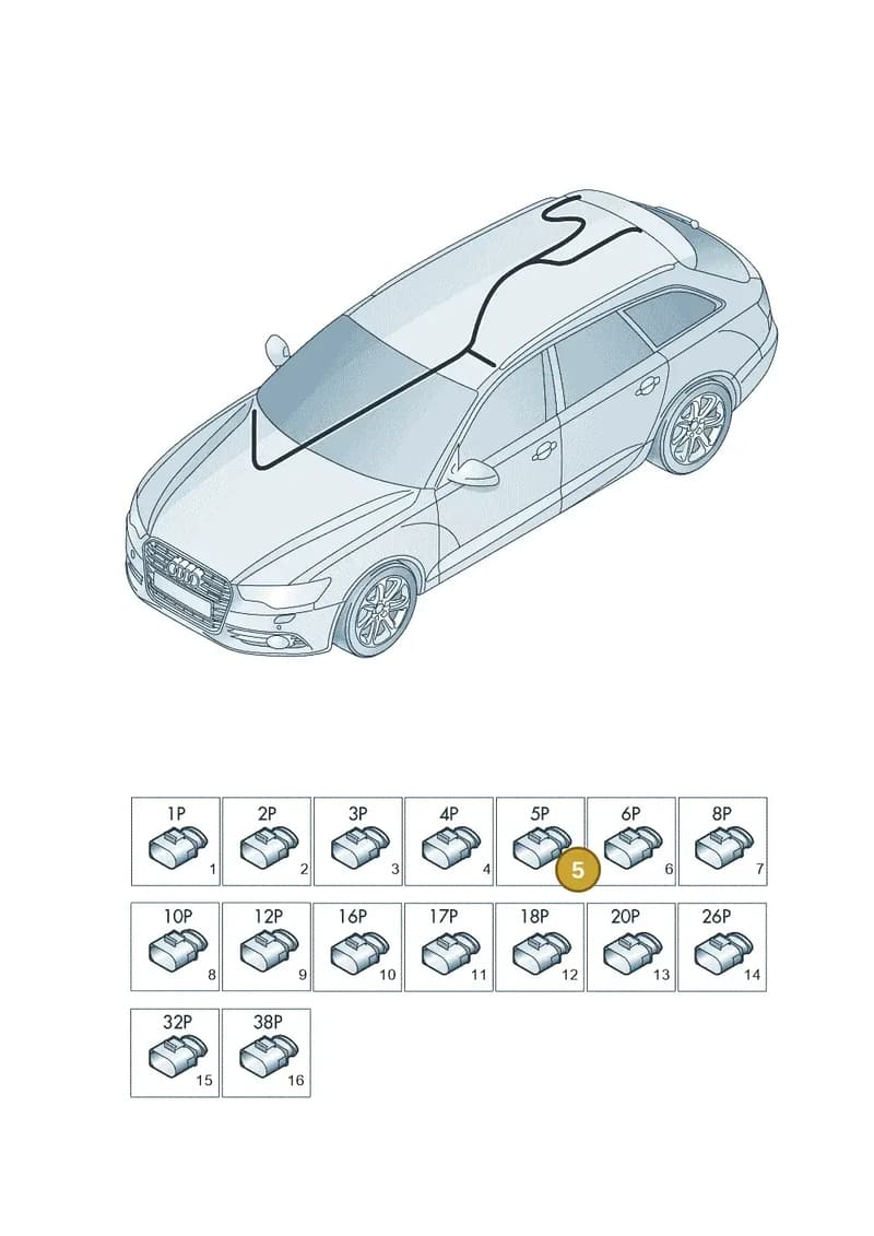 4H0972775 — Audi RS6 Avant (2013-2018) diagram 758971840, position 5