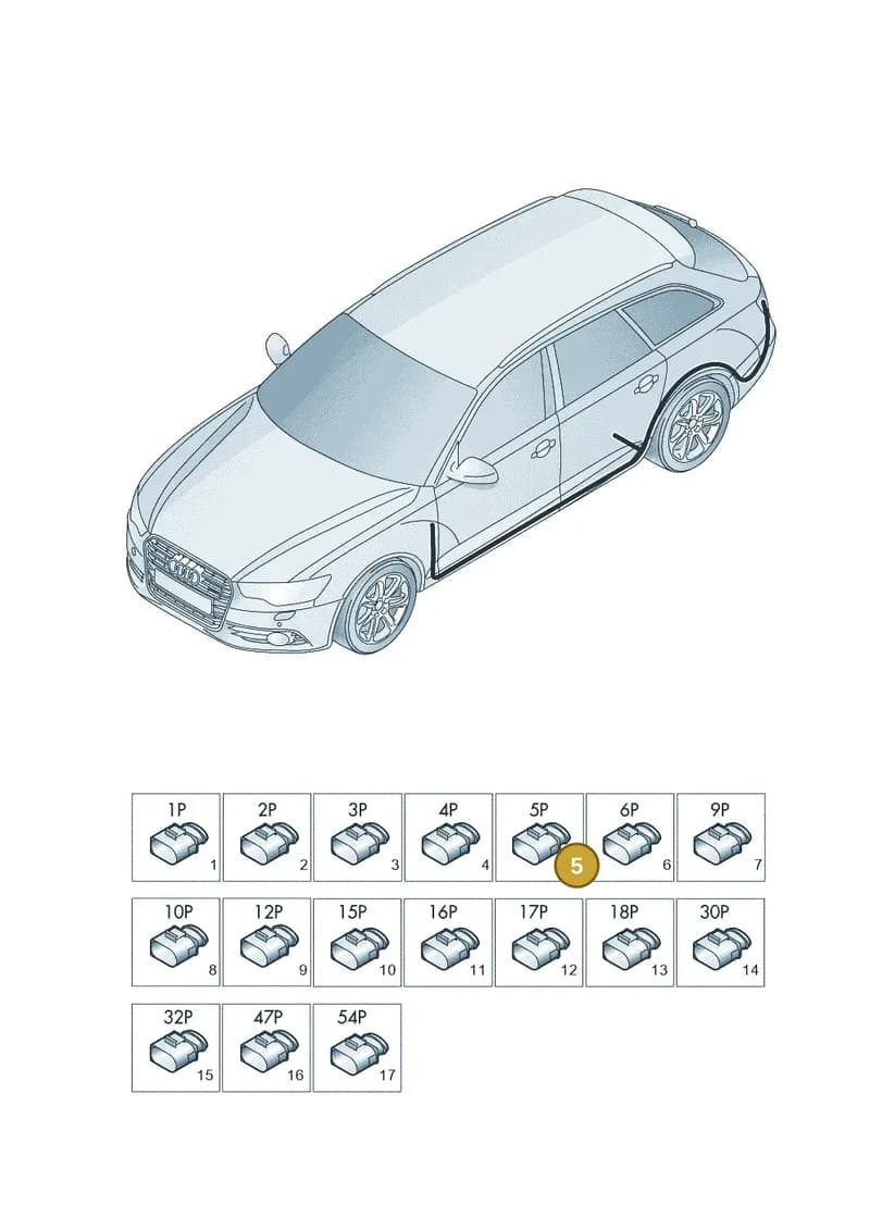 4H0972775 — Audi RS6 Avant (2013-2018) diagram 758971850, position 5