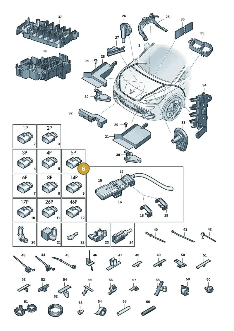 4H0973706 — SEAT CUPRA Born (2021-) diagram 10s971080, position 6