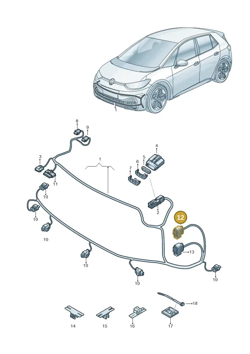 4H0973717B — Volkswagen ID.3 (2019-2025) diagram 10a971000, position 12