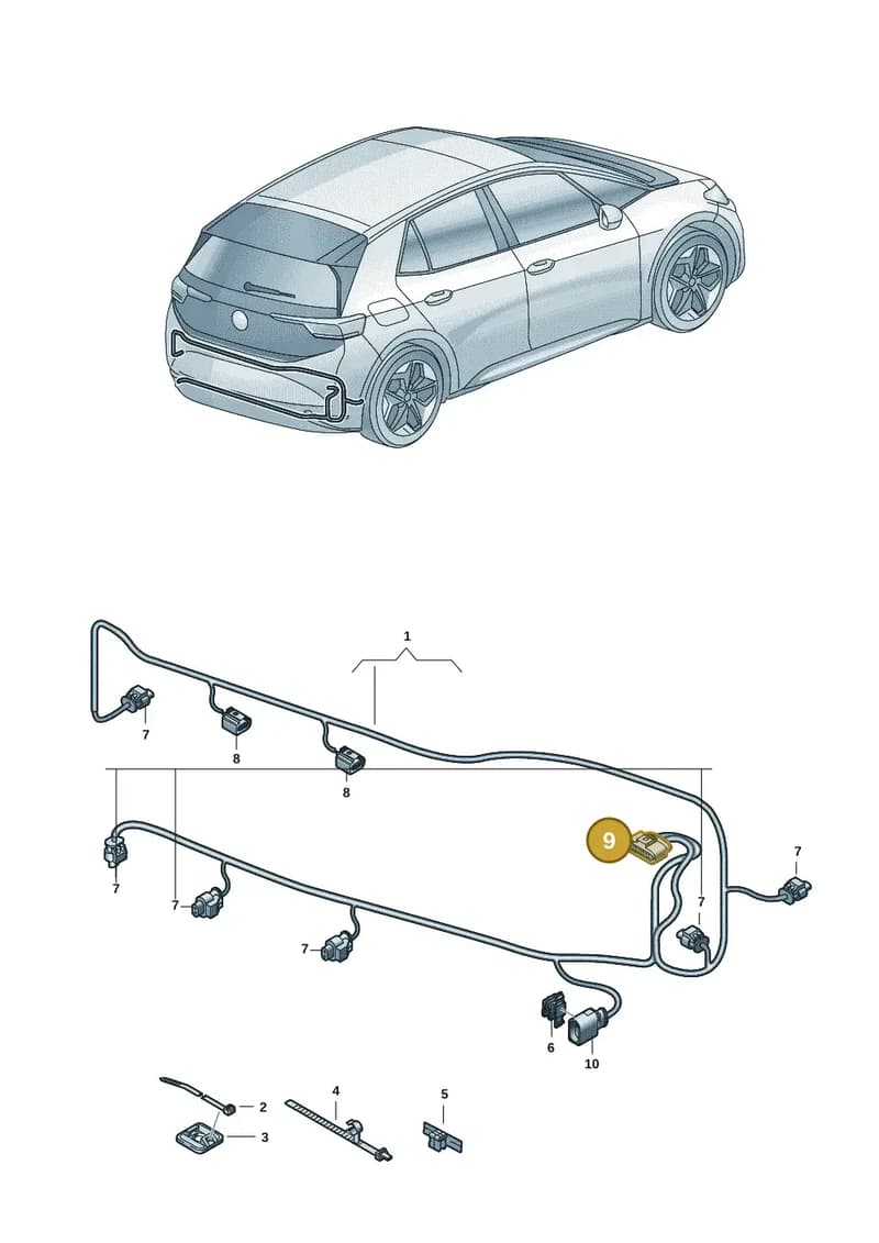 4H0973717B — Skoda Enyaq (2020-2021) diagram 10a972090, position 9