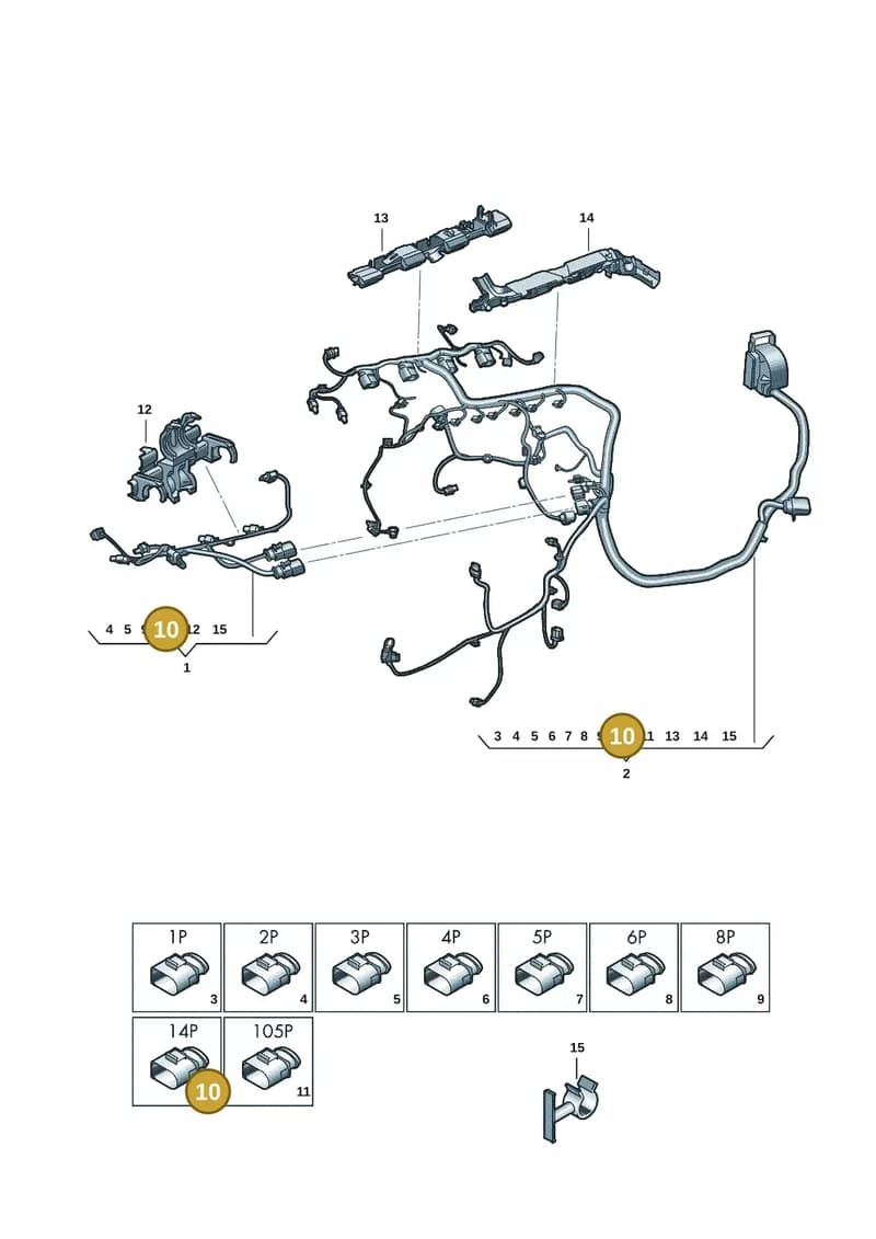 4H0973717B — Audi A3 Sportback (2019-2025) diagram 596971266, position 10