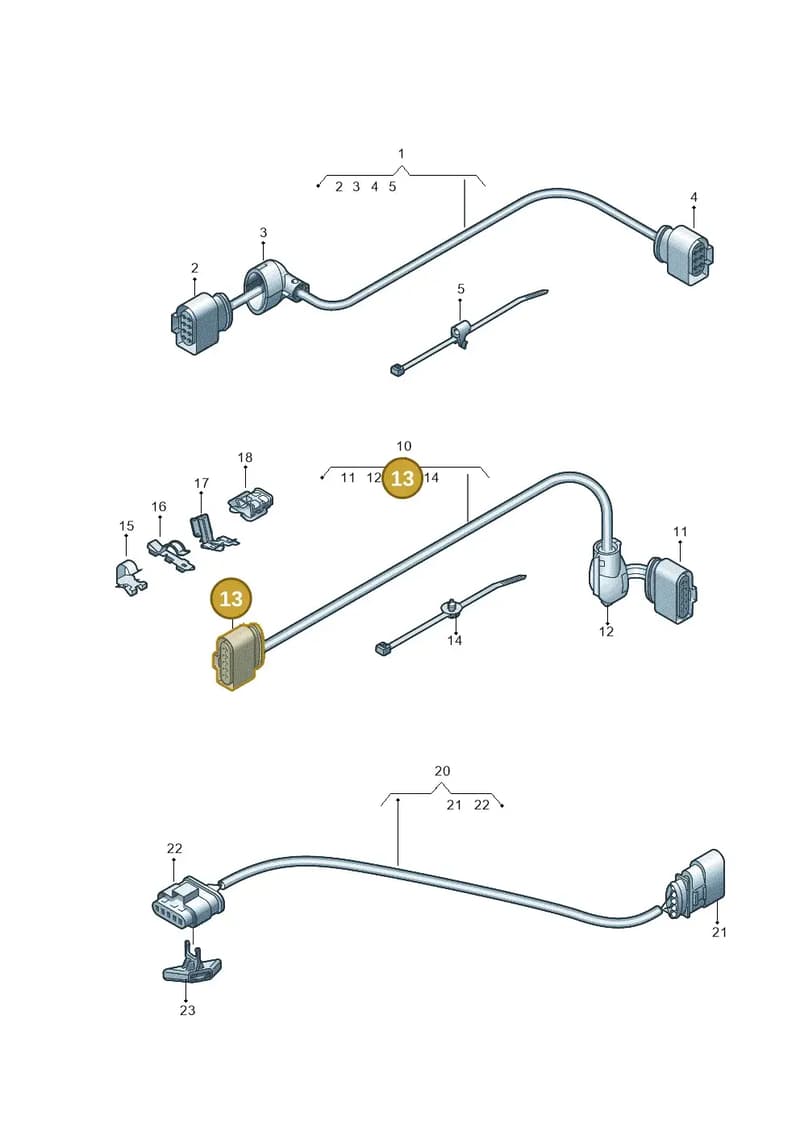 4H0973805A — Audi Q2 (2016-2025) diagram 850972550, position 13
