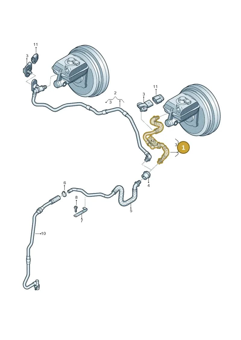 4H1611931B — Audi A8 (2013-2018) diagram 696611720, position 1