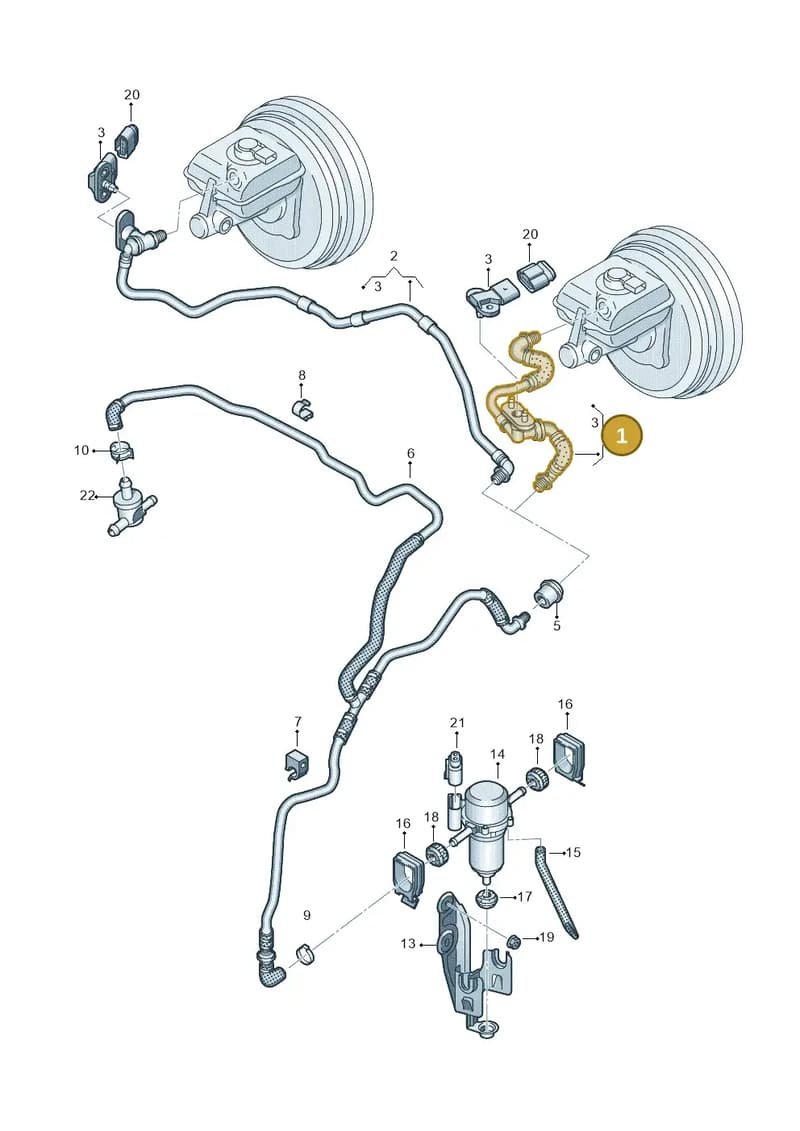 4H1611931B — Audi A8 (2013-2018) diagram 771611770, position 1