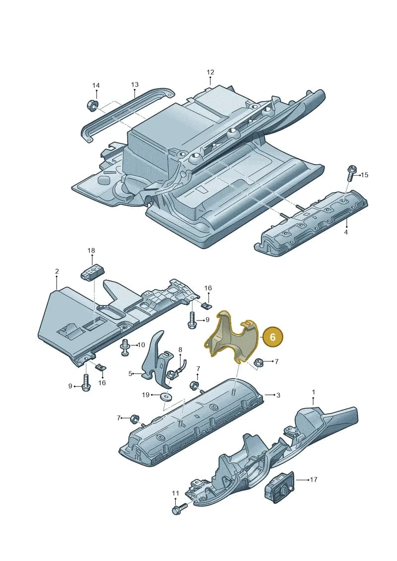 4H1880482A — Audi A8 (2013-2018) diagram 771880300, position 6