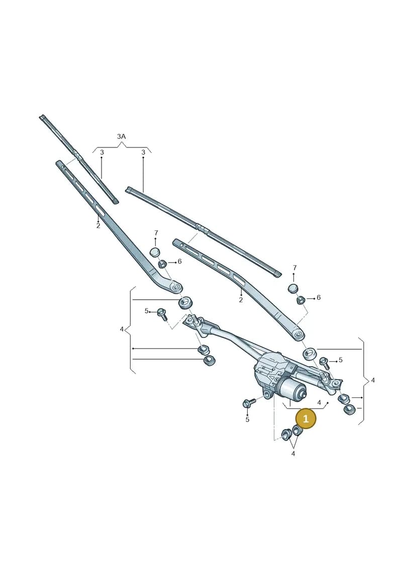 4H2955023F — Audi A8 (2013-2018) diagram 696955000, position 1