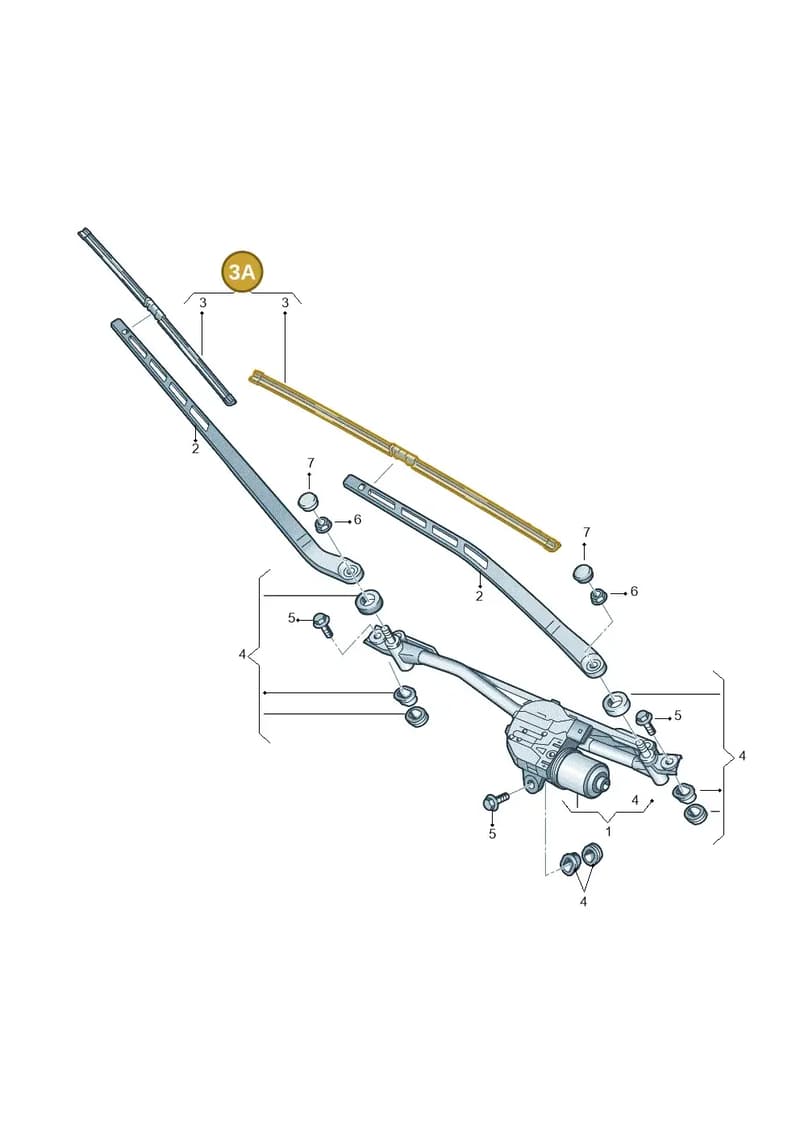 4H2998002B — Audi A8 (2013-2018) diagram 696955000, position 3A