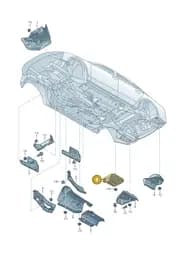 4H6825725 Audi Heat Shield