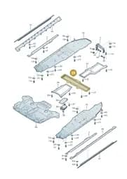4H6861401B Audi Base Plate