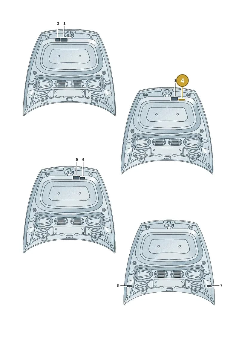 4J3010006A — Audi RS e-tron GT (2020-2025) diagram 4j1010010, position 4
