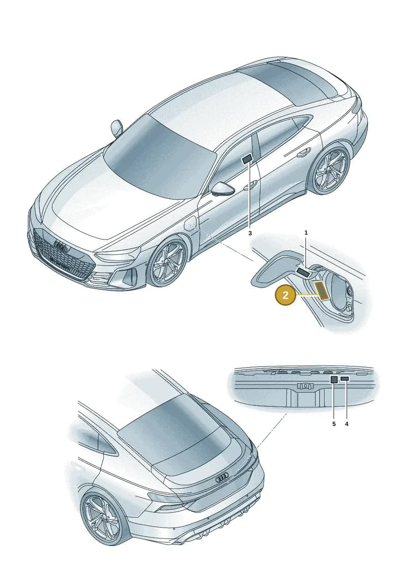 4J3010007 — Audi RS e-tron GT (2020-2025) diagram 4j1010030, position 2
