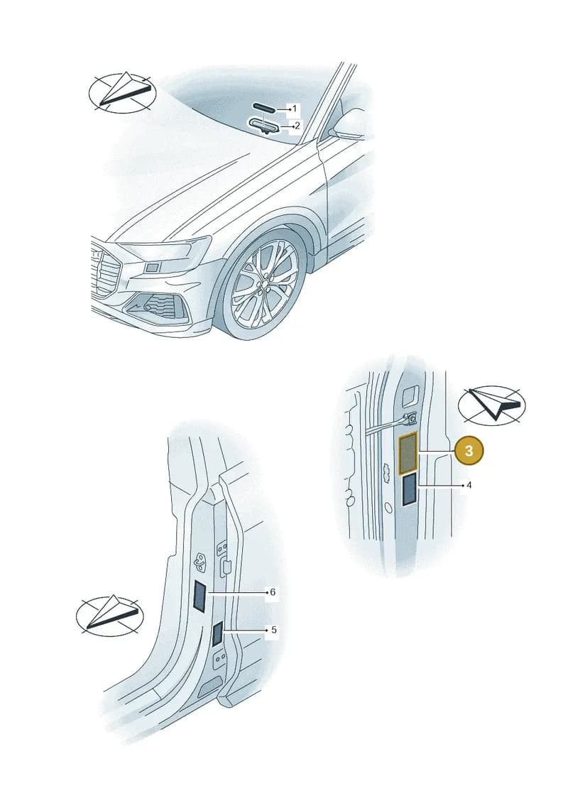4J3010031B — Audi RS Q8 (2019-2025) diagram 429010200, position 3