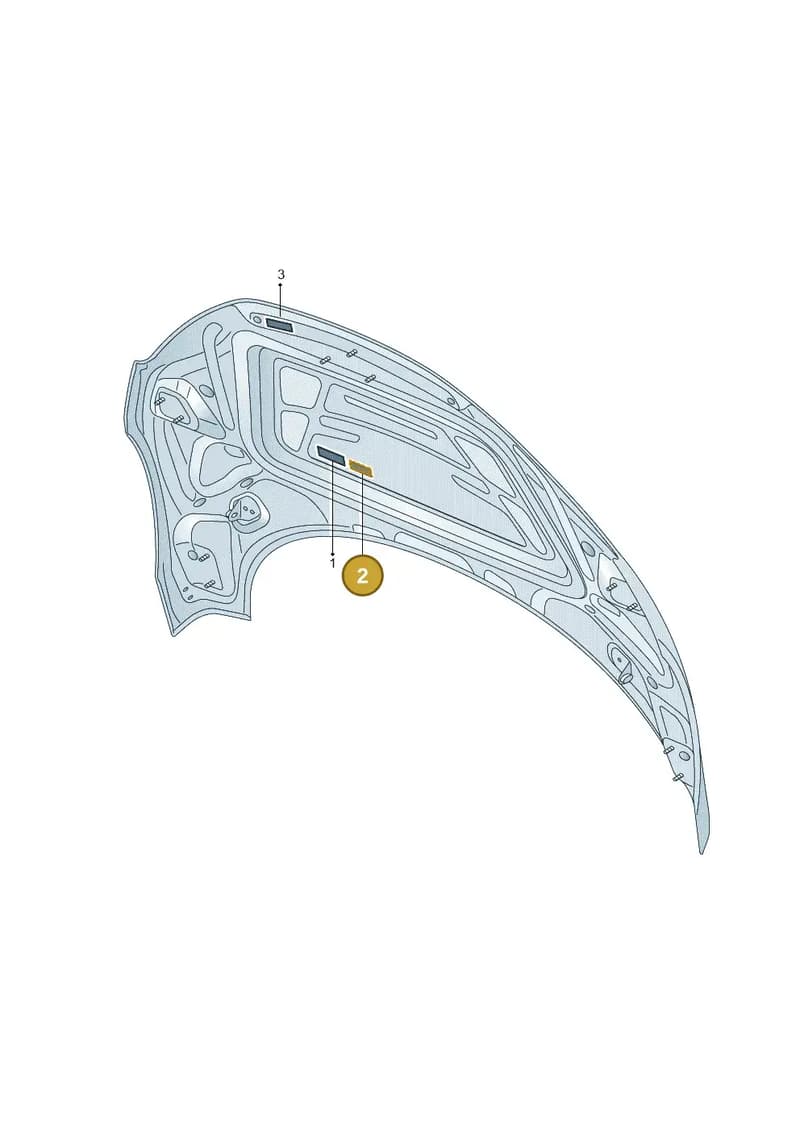4J3010515C — Audi R8 Spyder (2015-2024) diagram 872010100, position 2