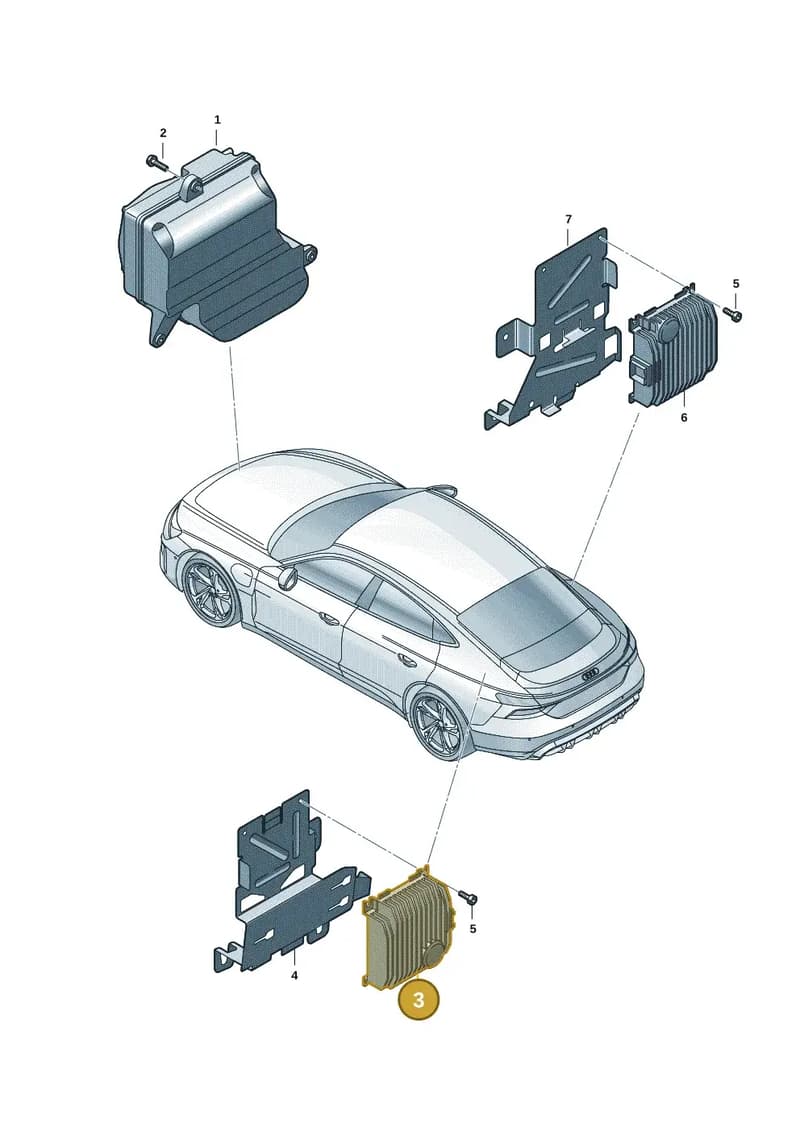 4J3035335A — Audi RS e-tron GT (2020-2025) diagram 4j1035250, position 3