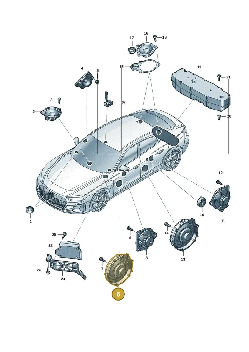 4J3035415 — Audi RS e-tron GT (2020-2025) diagram 4j1035350, position 6