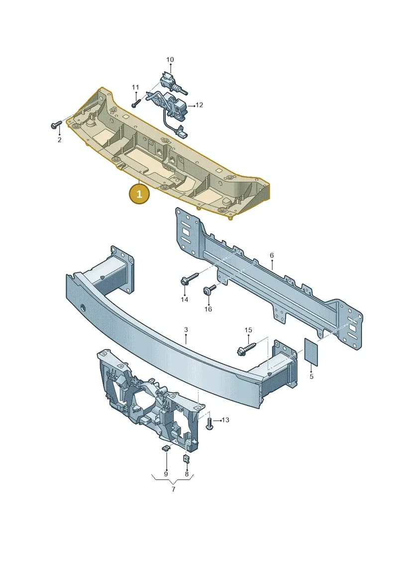 4J3805015B — Audi RS e-tron GT (2020-2025) diagram 4j1805000, position 1