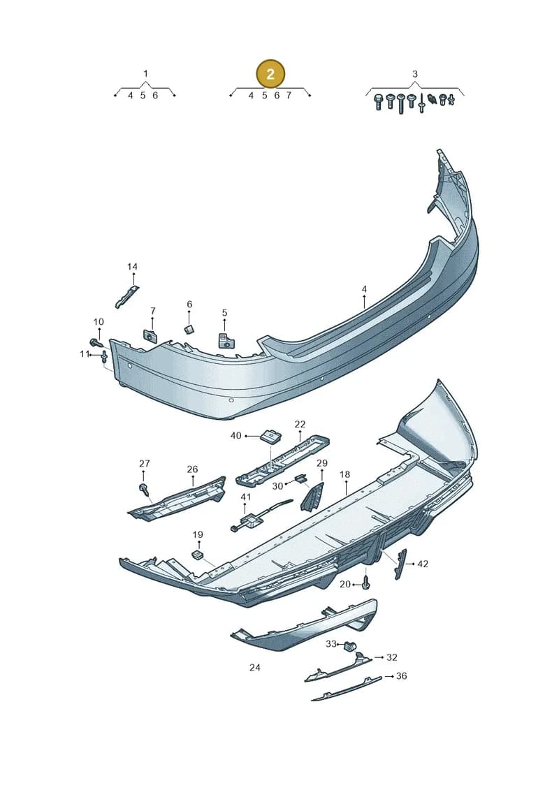 4J3807421CGRU — Audi RS e-tron GT (2020-2025) diagram 4j1807800, position 2