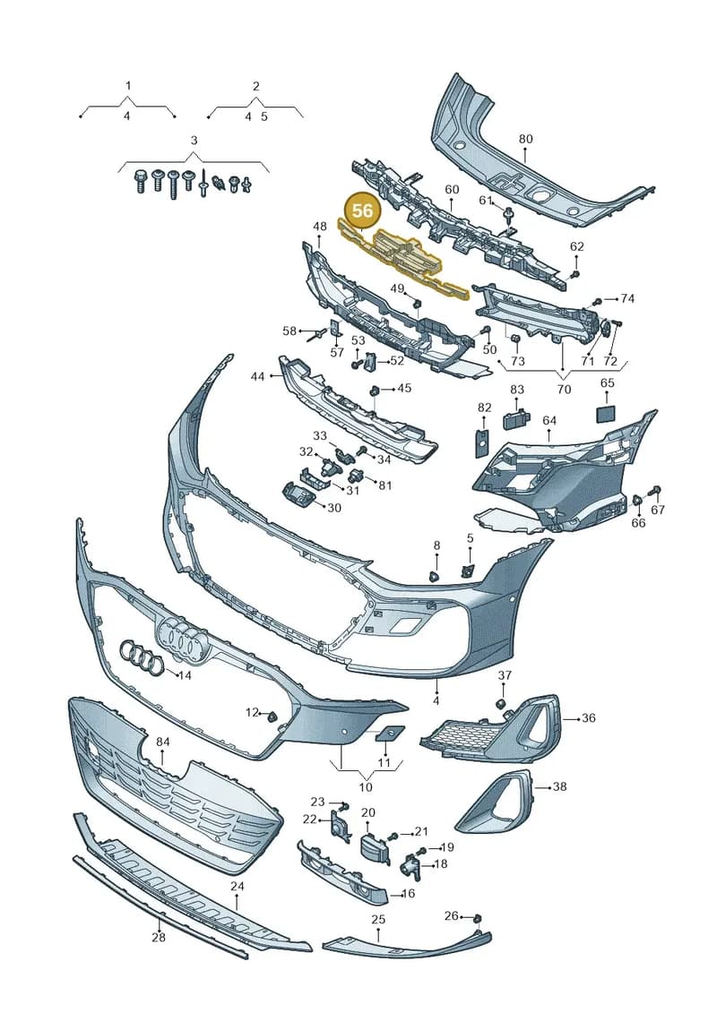 4J3807550B — Audi RS e-tron GT (2020-2025) diagram 4j1807200, position 56