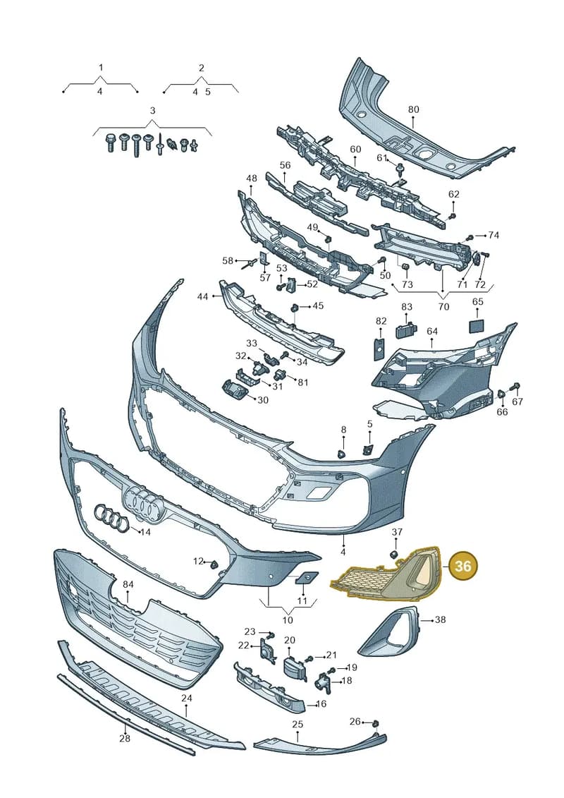 4J3807682C9B9 — Audi RS e-tron GT (2020-2025) diagram 4j1807200, position 36