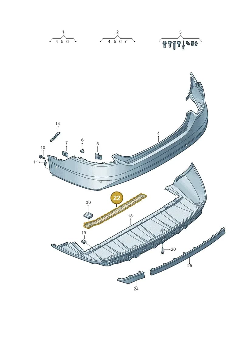 4J3807700 — Audi RS e-tron GT (2020-2025) diagram 4j1807600, position 22