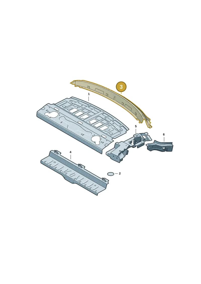 4J3813529 — Audi RS e-tron GT (2020-2025) diagram 4j1813000, position 3