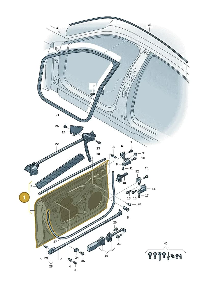 4J3831051C — Audi RS e-tron GT (2020-2025) diagram 4j1831010, position 1