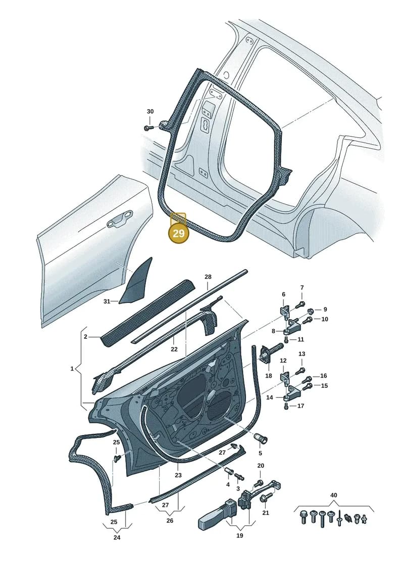 4J3833721D — Audi RS e-tron GT (2020-2025) diagram 4j1833010, position 29