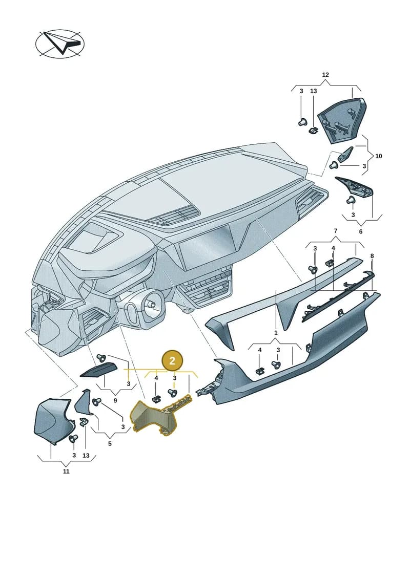 4J3854377LVB4 — Audi RS e-tron GT (2020-2025) diagram 4j1857200, position 2