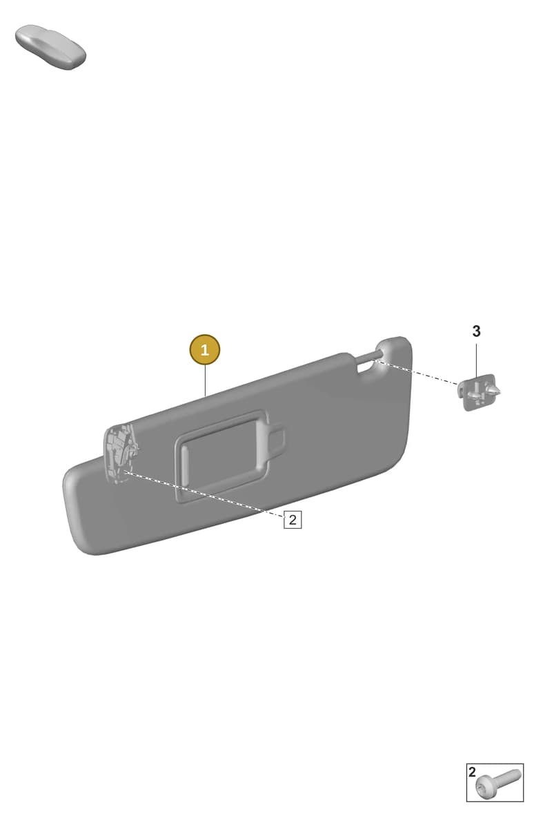 4J3857552OC9 — Porsche Taycan Sport Turismo (2023-2025) diagram p56807650, position 1
