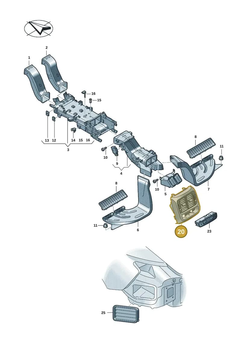 4J38642986PS — Audi RS e-tron GT (2020-2025) diagram 4j1819200, position 20