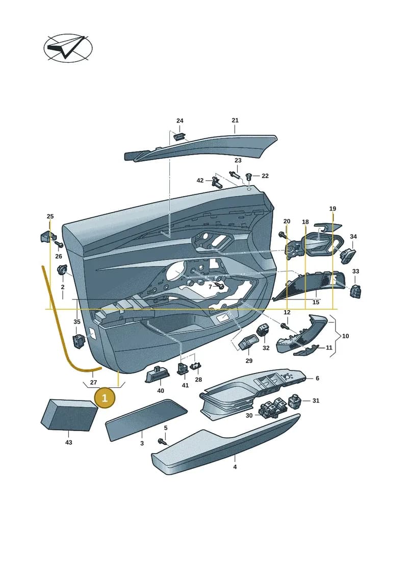4J3867104CWFN — Audi RS e-tron GT (2020-2025) diagram 4j1867000, position 1
