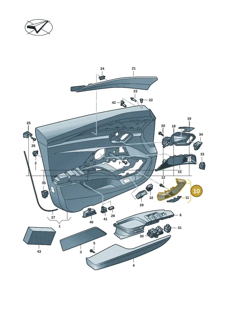 4J3868152A4PK — Audi RS e-tron GT (2020-2025) diagram 4j1867000, position 10