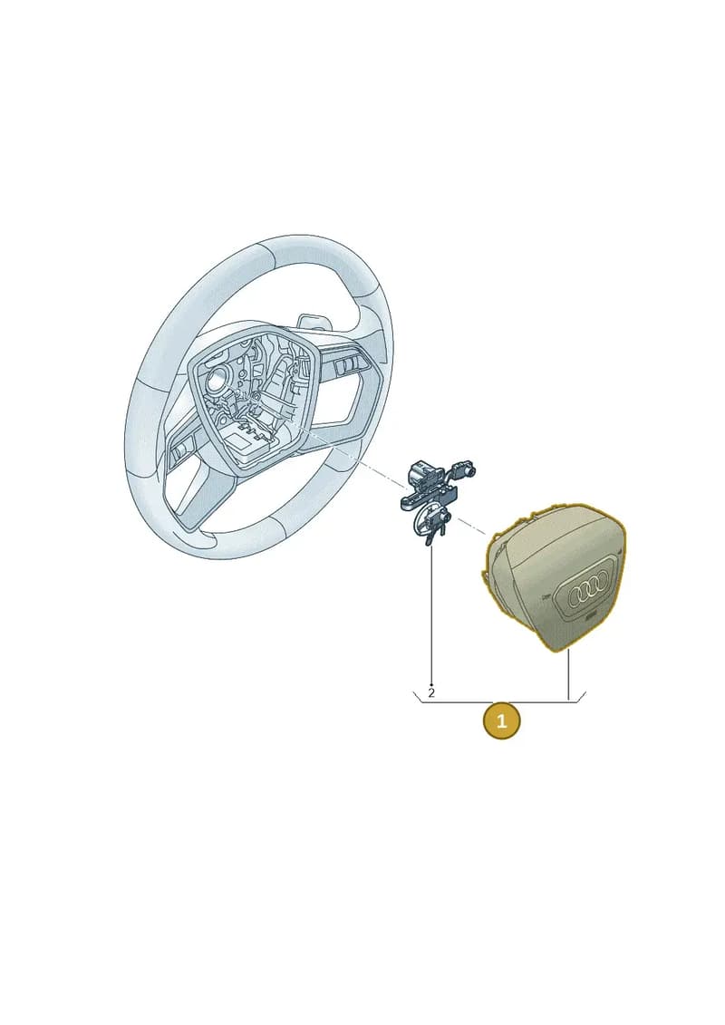 4J3880201B6PS — Audi RS e-tron GT (2020-2025) diagram 838880000, position 1