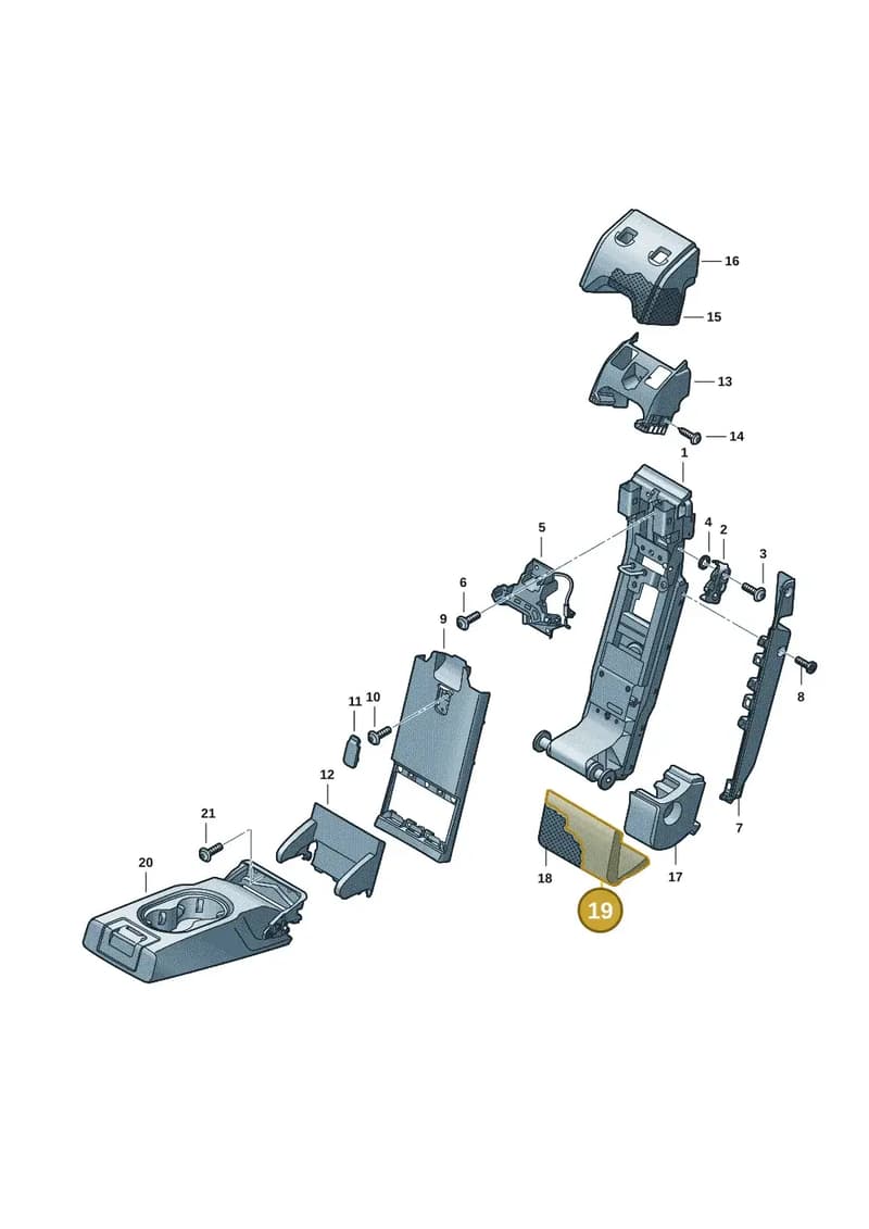 4J3885723A38M — Audi RS e-tron GT (2020-2025) diagram 4j1885750, position 19