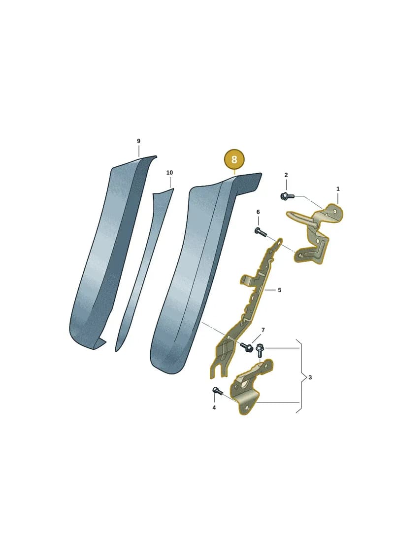 4J3885892 — Audi RS e-tron GT (2020-2025) diagram 4j1885850, position 8
