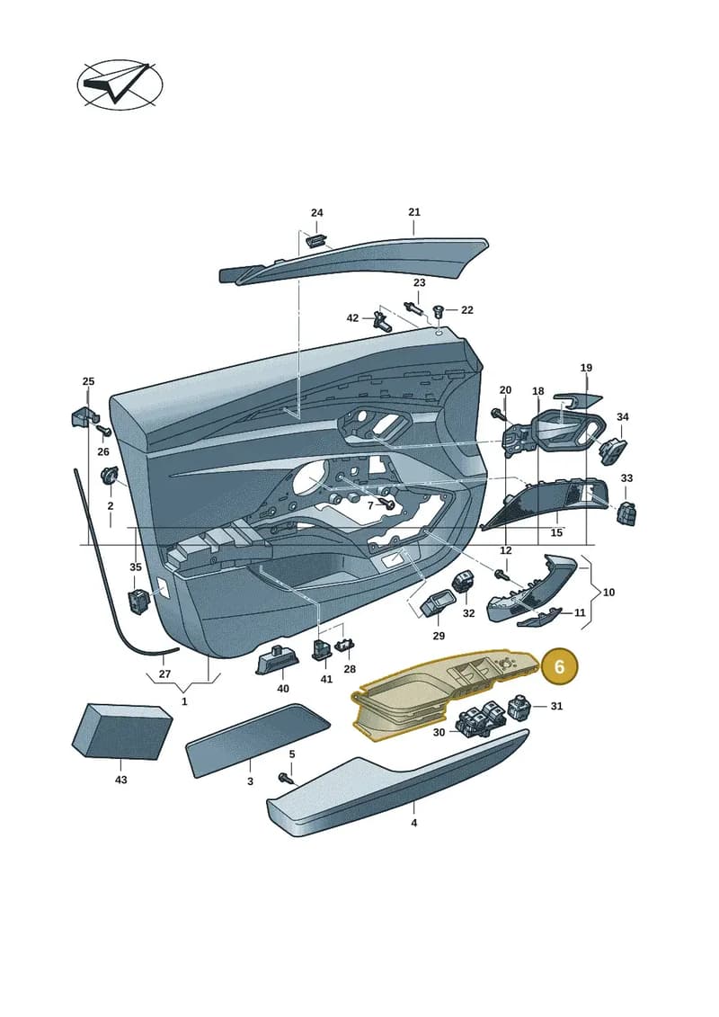 4J3959517A6PS — Audi RS e-tron GT (2020-2025) diagram 4j1867000, position 6