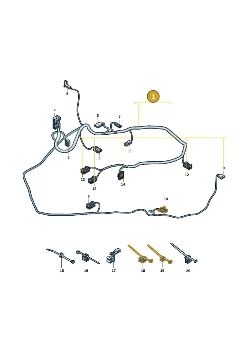 4J3971161G — Audi RS e-tron GT (2020-2025) diagram 4j1972400, position 1