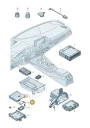 4K0035283B Audi Control Unit