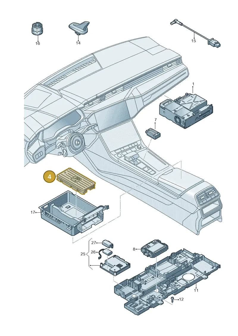 4K0035510A — Audi RS6 Avant (2019-2025) diagram 430035550, position 4