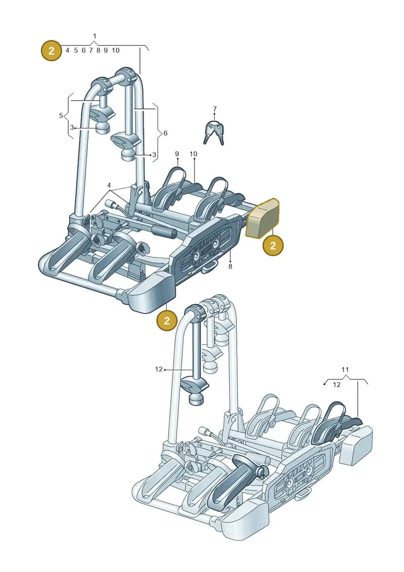 4K0052719 — Audi Q4 Sportback (2021-2025) diagram 430071061, position 2