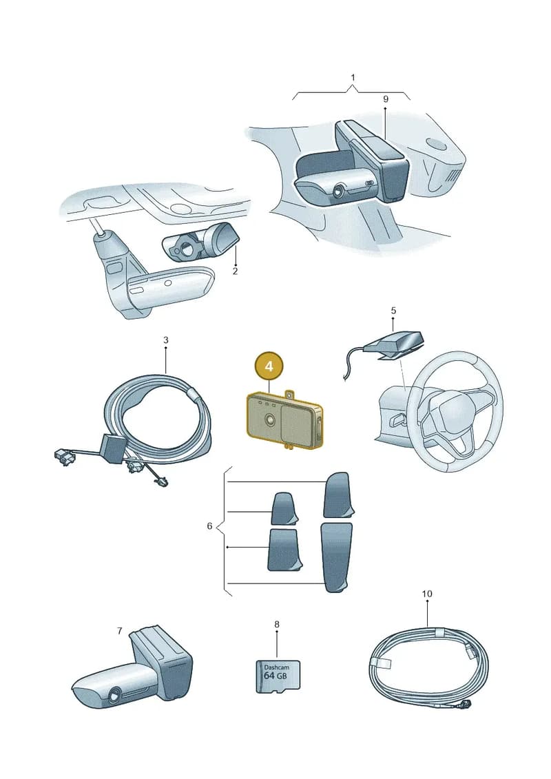 4K0063511D — Audi TT RS (2016-2023) diagram 898063050, position 4