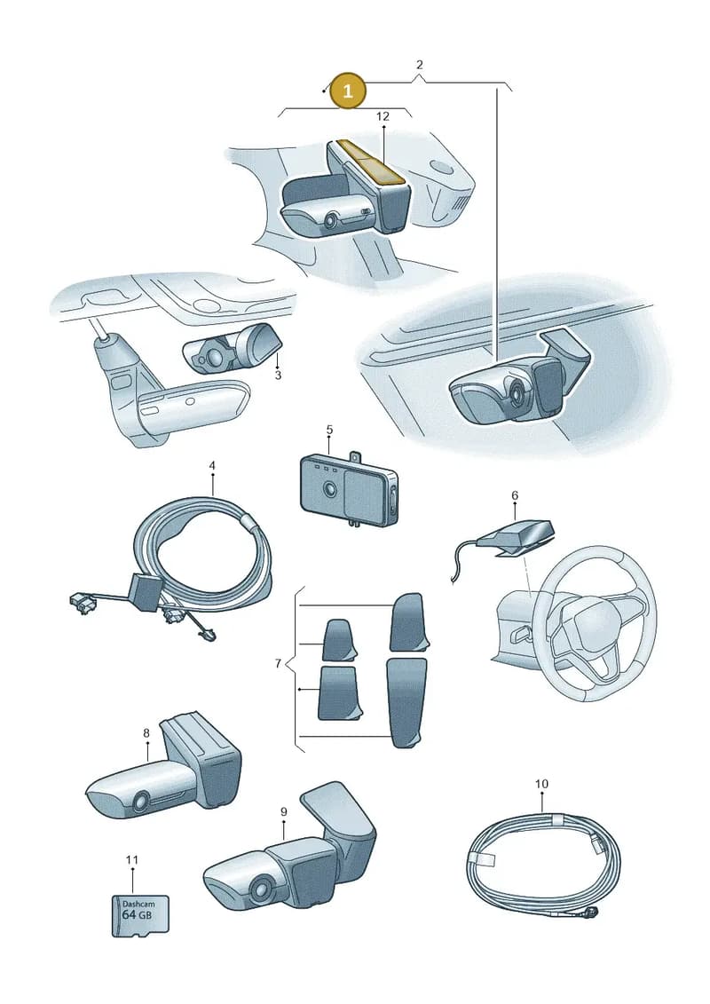 4K0063511 — Audi Q6 e-tron (2023-2025) diagram 89a063050, position 1