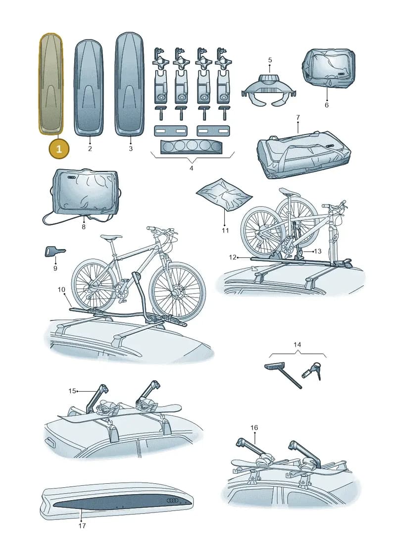 4K0071200Y9B — Audi TT RS (2016-2023) diagram 898071040, position 1