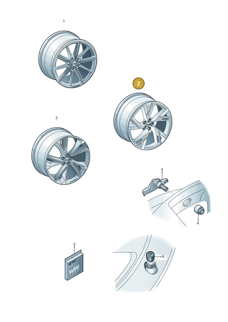 4K0071492BLD8 — Audi RS6 Avant (2019-2025) diagram 537073010, position 2