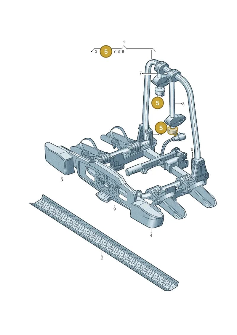 4K0071734 — Audi Q6 e-tron (2023-2025) diagram 596071060, position 5