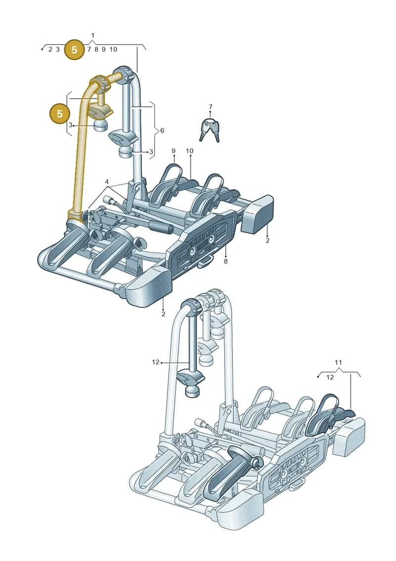 4K0071745 — Audi Q4 Sportback (2021-2025) diagram 430071061, position 5