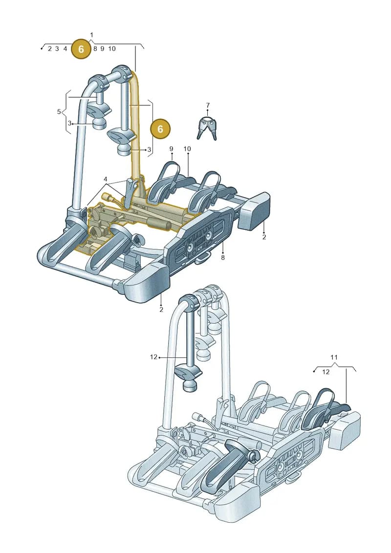 4K0071745A — Audi Q4 Sportback (2021-2025) diagram 430071061, position 6
