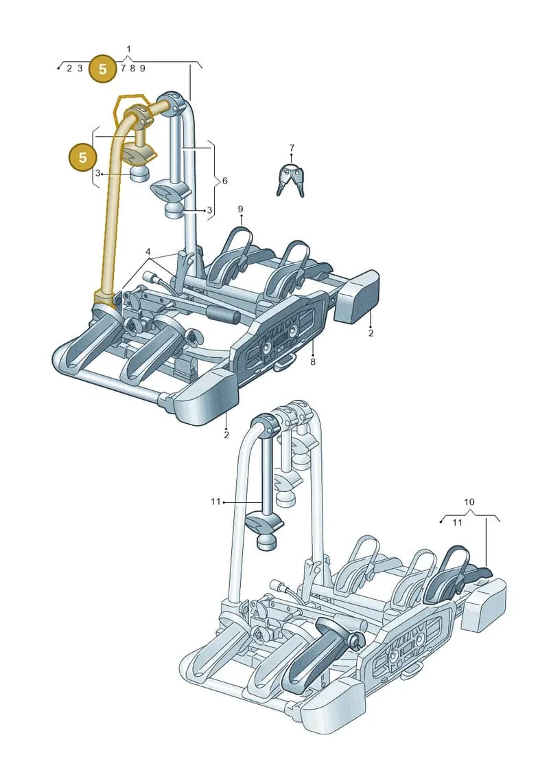 4K0071745 — Audi Q6 e-tron (2023-2025) diagram f5s071060, position 5