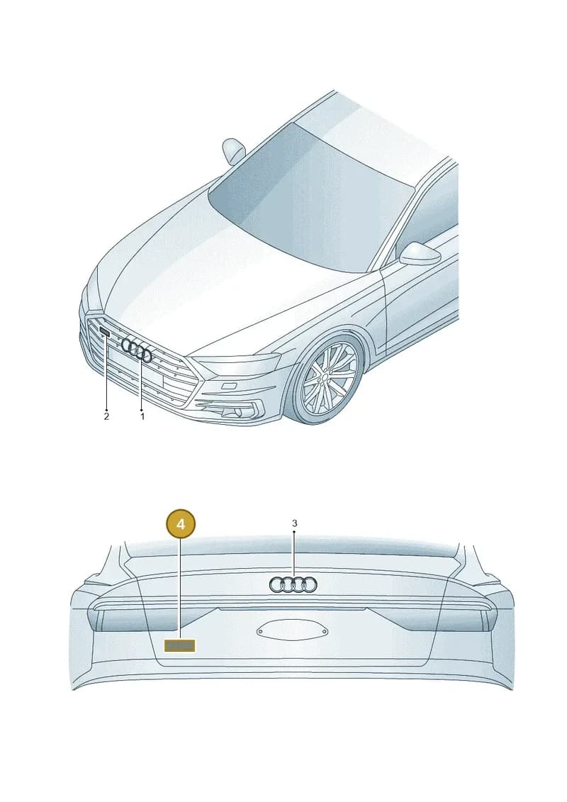 4K0071803 — Audi A6 (2018-2025) diagram 859071080, position 4